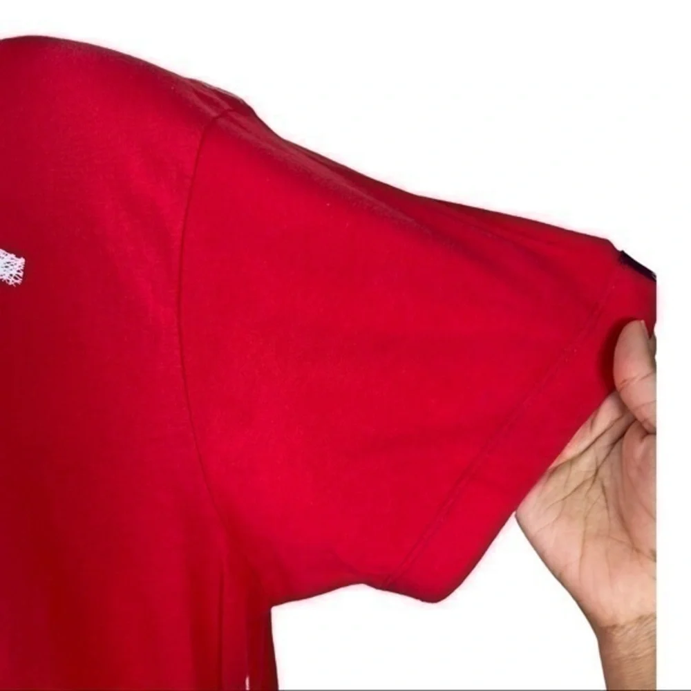 True Religion Men T-shirt Red Pullover Sz XL